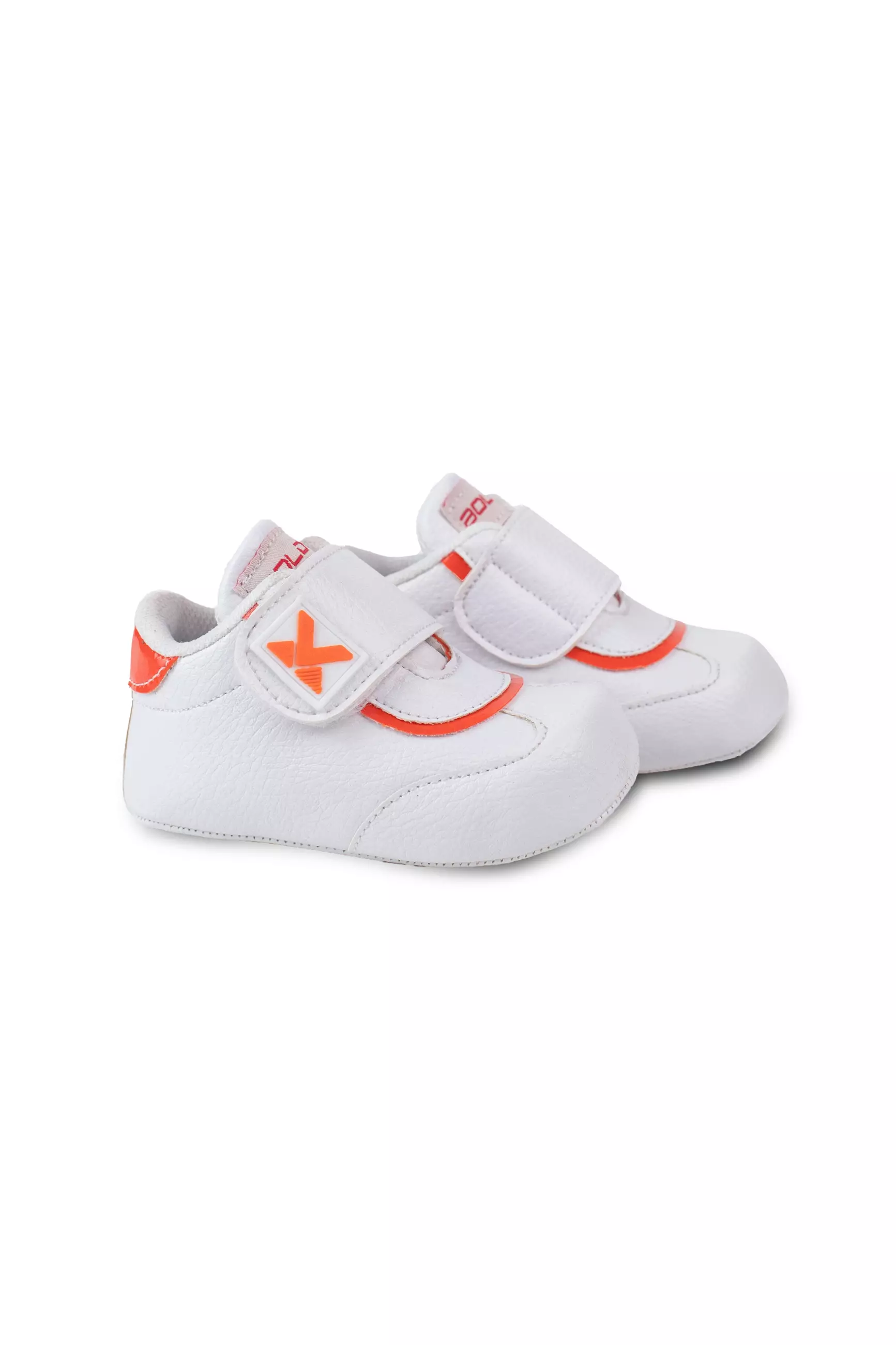 BOLD & KO BK BLISS WALK 49 Series sneakers | White Orange Pre-walker | Sepatu Bayi