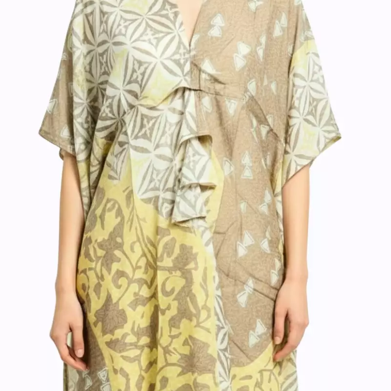 Dress Batik Wanita - Bhatara Batik Claudia - Dress Batik Modern Lengan Pendek