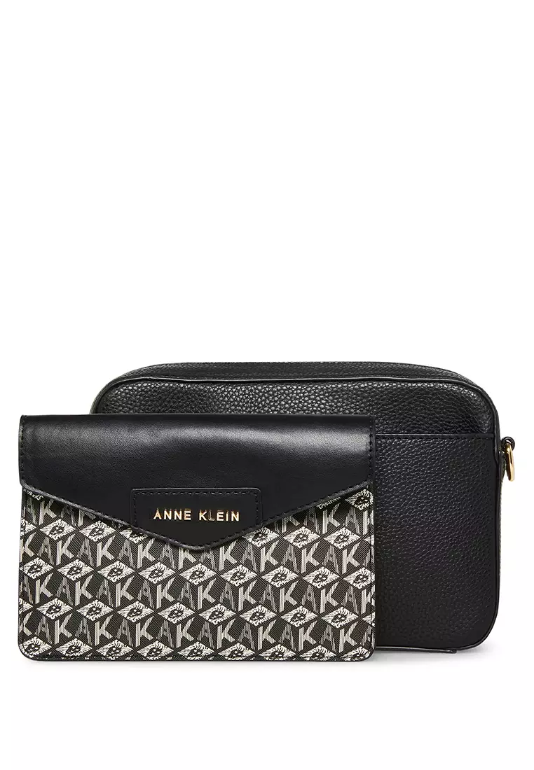 Anne klein purses hot sale black and white