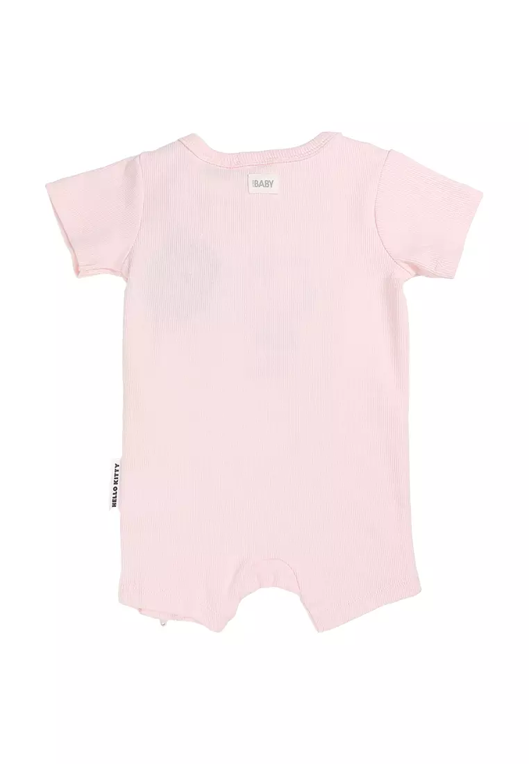 Licensed The Short Sleeve Zip Romper