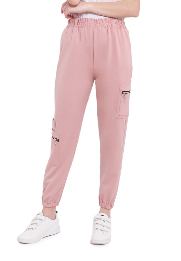 Jual Evernoon Levana Celana  Jogger Zipper  Long Pants 