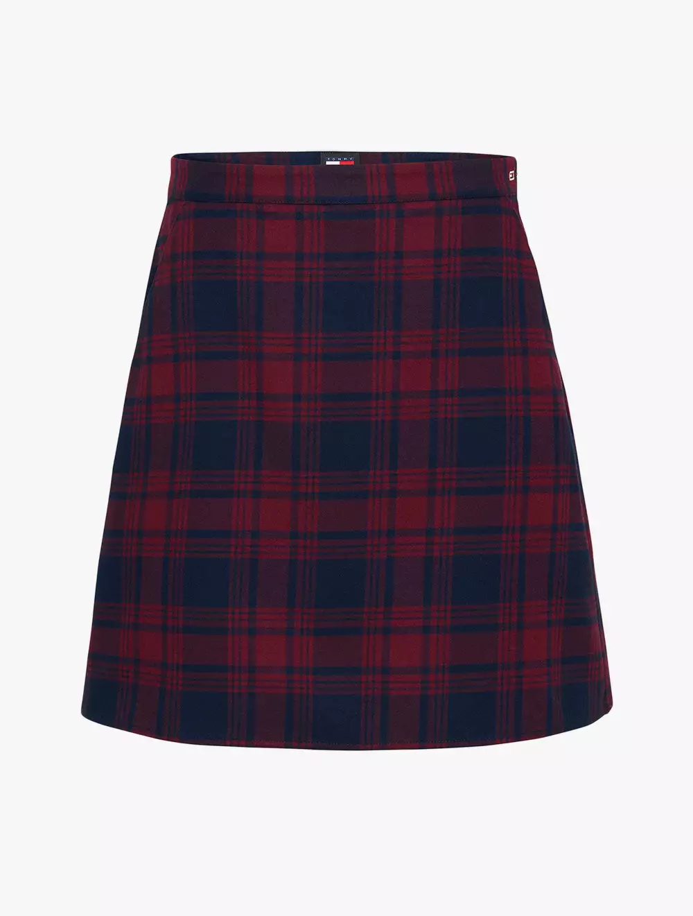 Tommy Jeans - Tartan Check Mini Skirt - Red - red