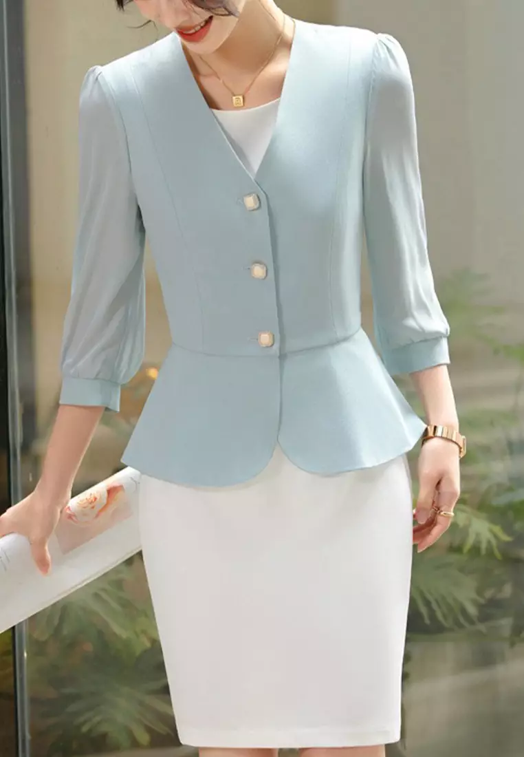 Elegant Single Breasted Suit YGH-EQ6010