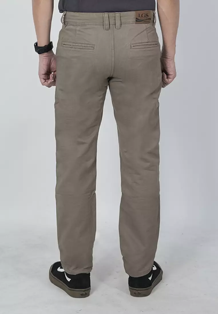 LGS - Celana Panjang Chinos Pria - Motif Polos - Reguler Fit - CCT.571.058