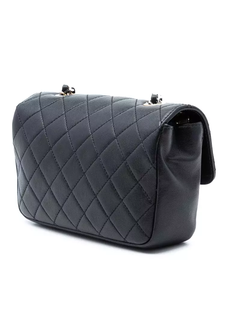 Pre-Loved Chanel Quilted Lambskin Turn And Lock Flap