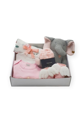 AKARANA BABY white Akarana Baby Juno The Elephant Gift Box for Baby Newborn Fullmoon Gift Box 78EEBKAE0B7C90GS_1
