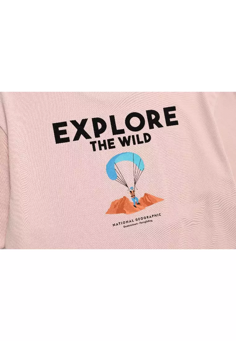 【NATIONAL GEOGRAPHIC】EXPLORE CONCEPT GRAPHIC T-SHIRT National Geographic Unisex EXPLORE Graphic Short Sleeve Tee