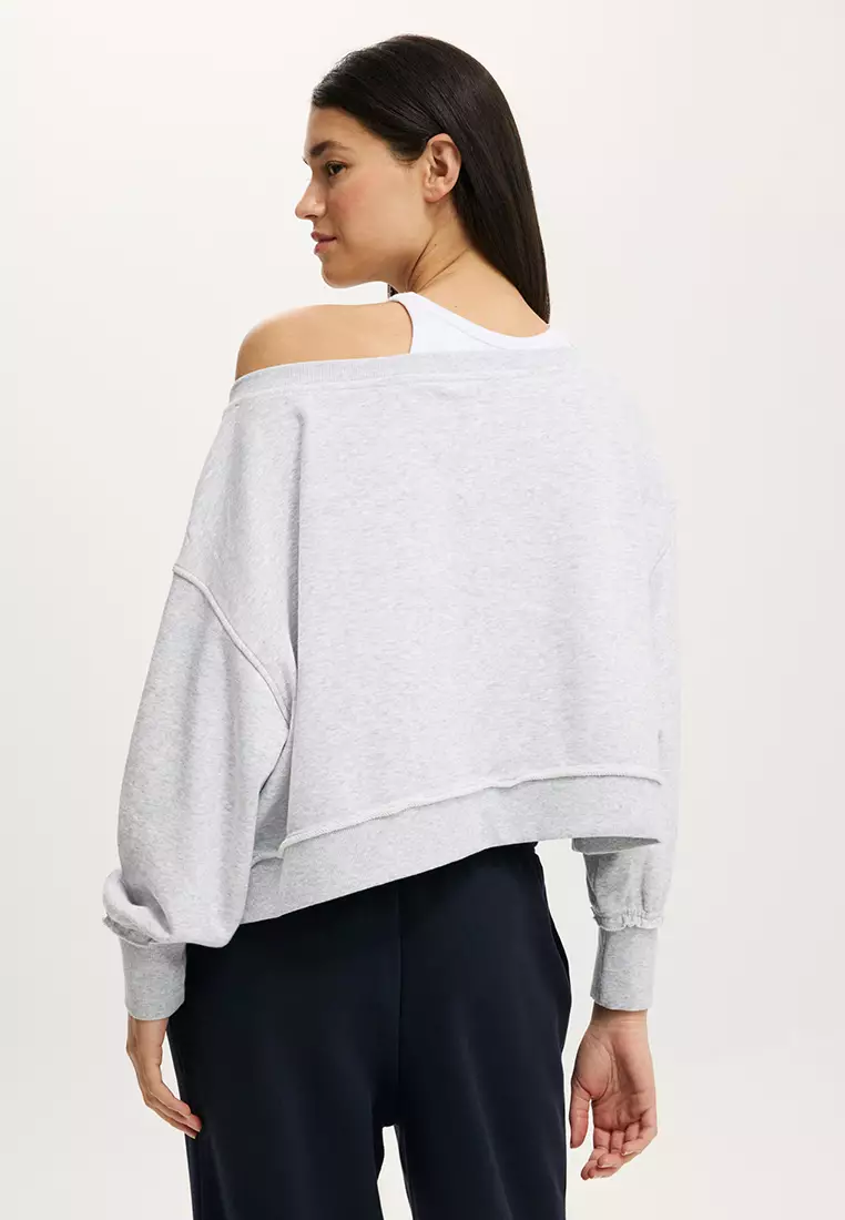 Off Shoulder Sweatshirt