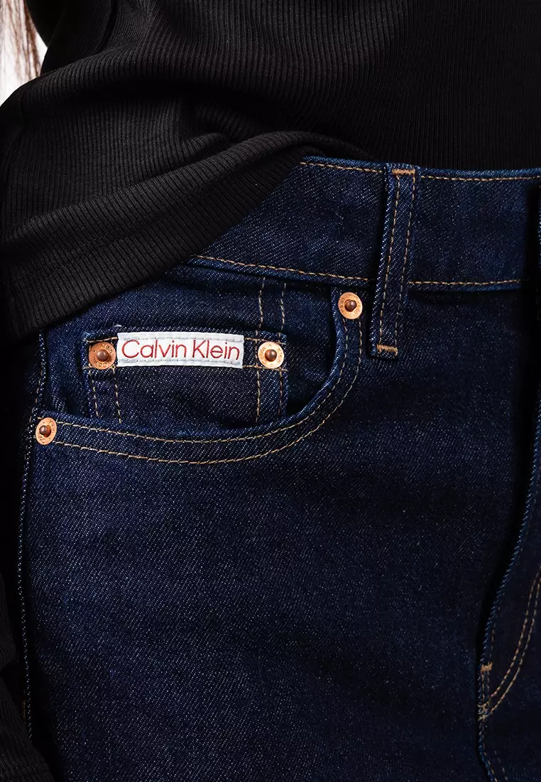 Cropped High Rise Flared Jeans - Calvin Klein Jeans