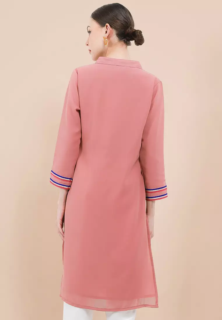 Chanira Festive Aliza Tunic-Pink