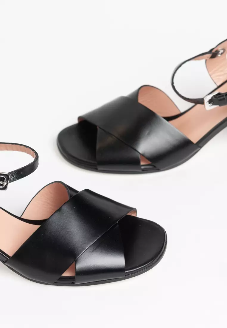 Pollini Women's Black Sandals