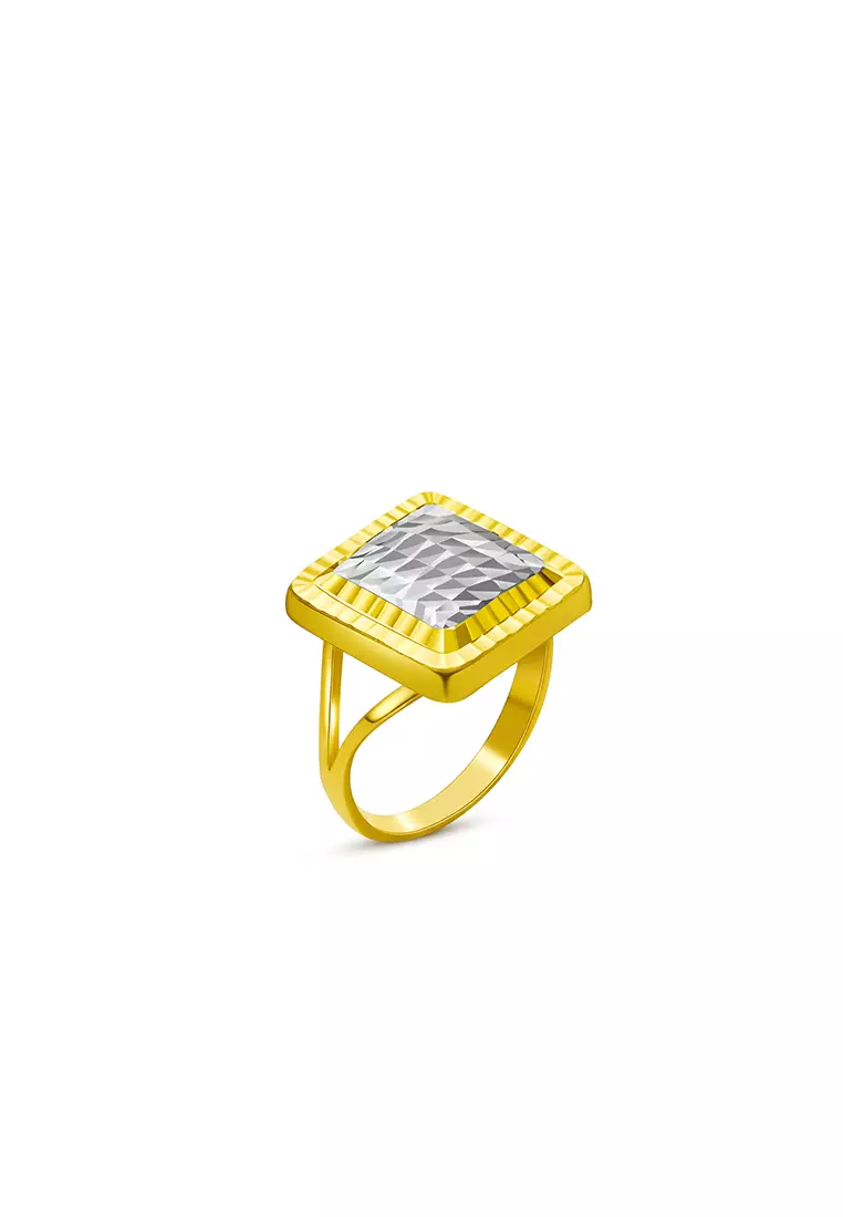 Gold sale biscuit ring