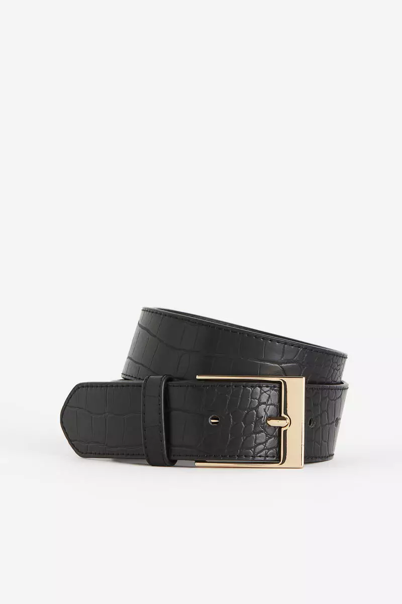 Black on sale belt h&m