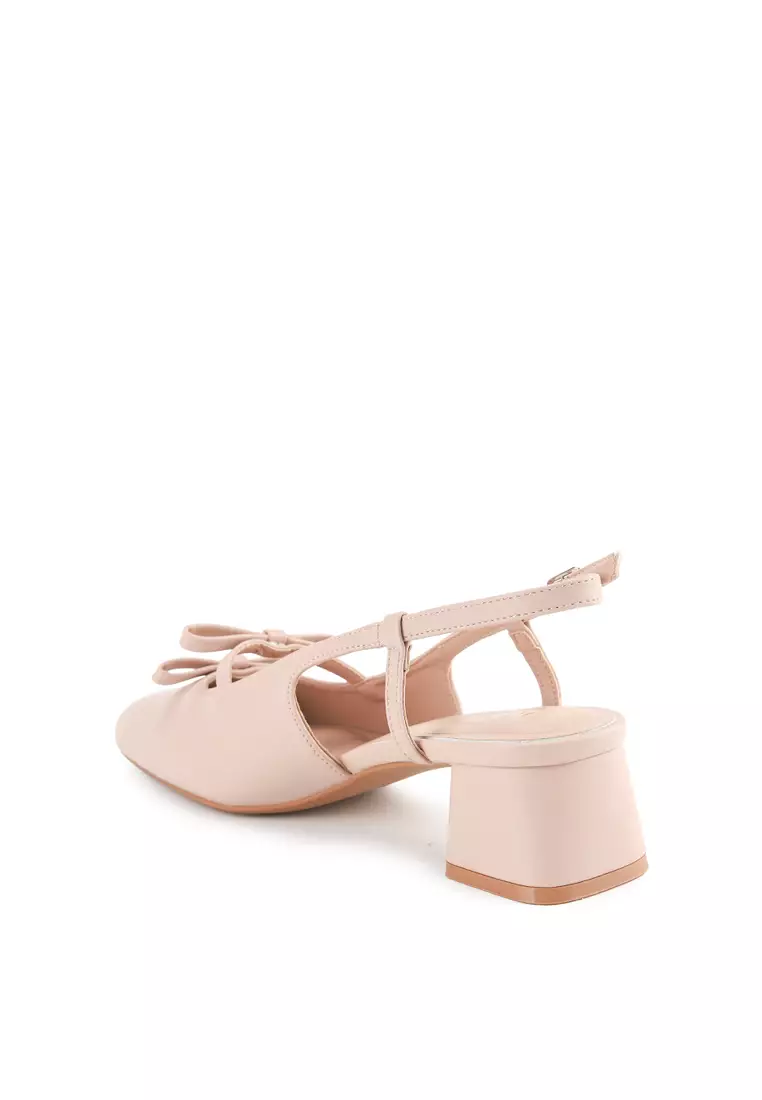 IVANNA J2534-8 SLINGBACK SHOES DUSTY PINK