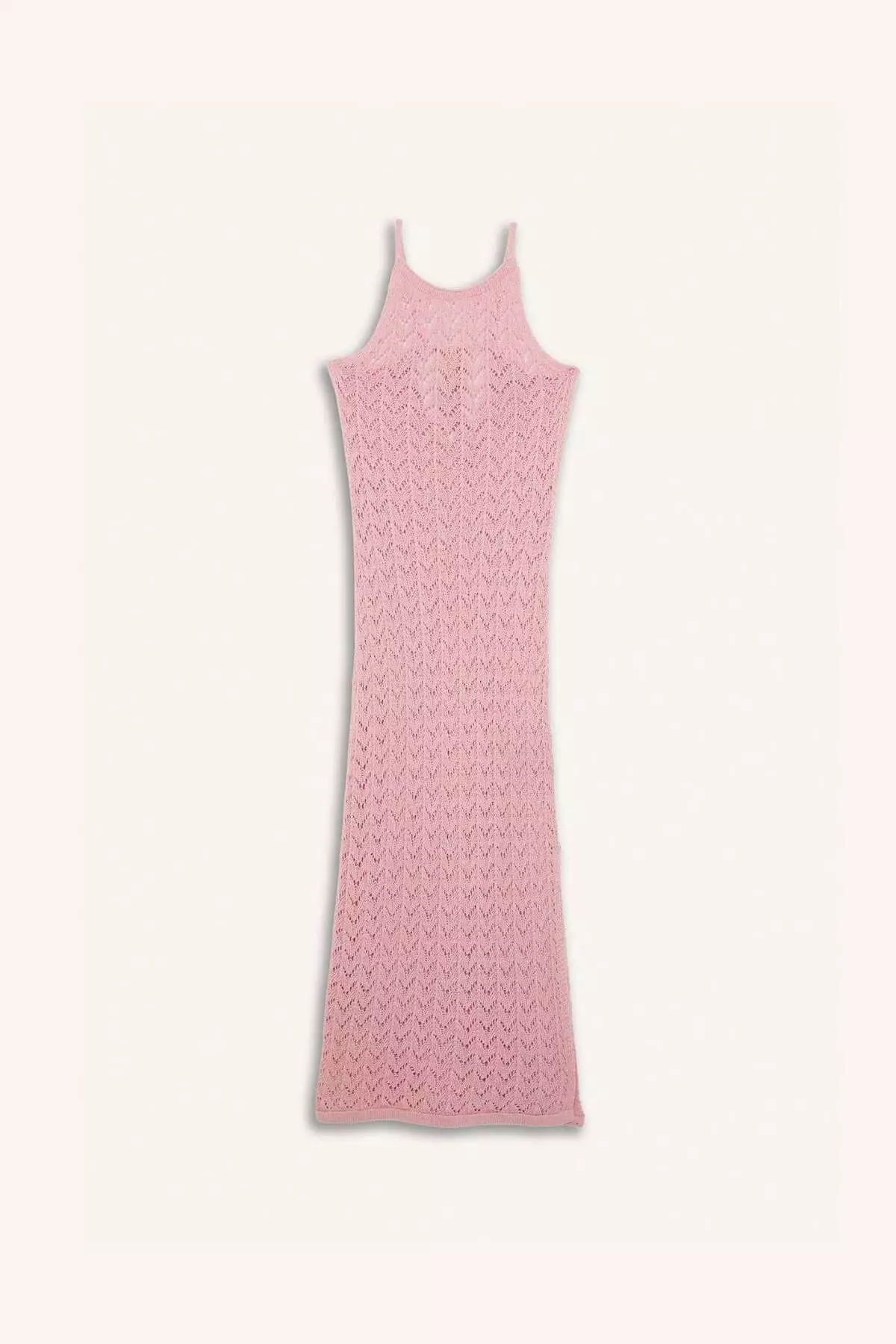 Round Neck Strap Knitwear Beach Dress-Fall in Love E5968Ax25Hs