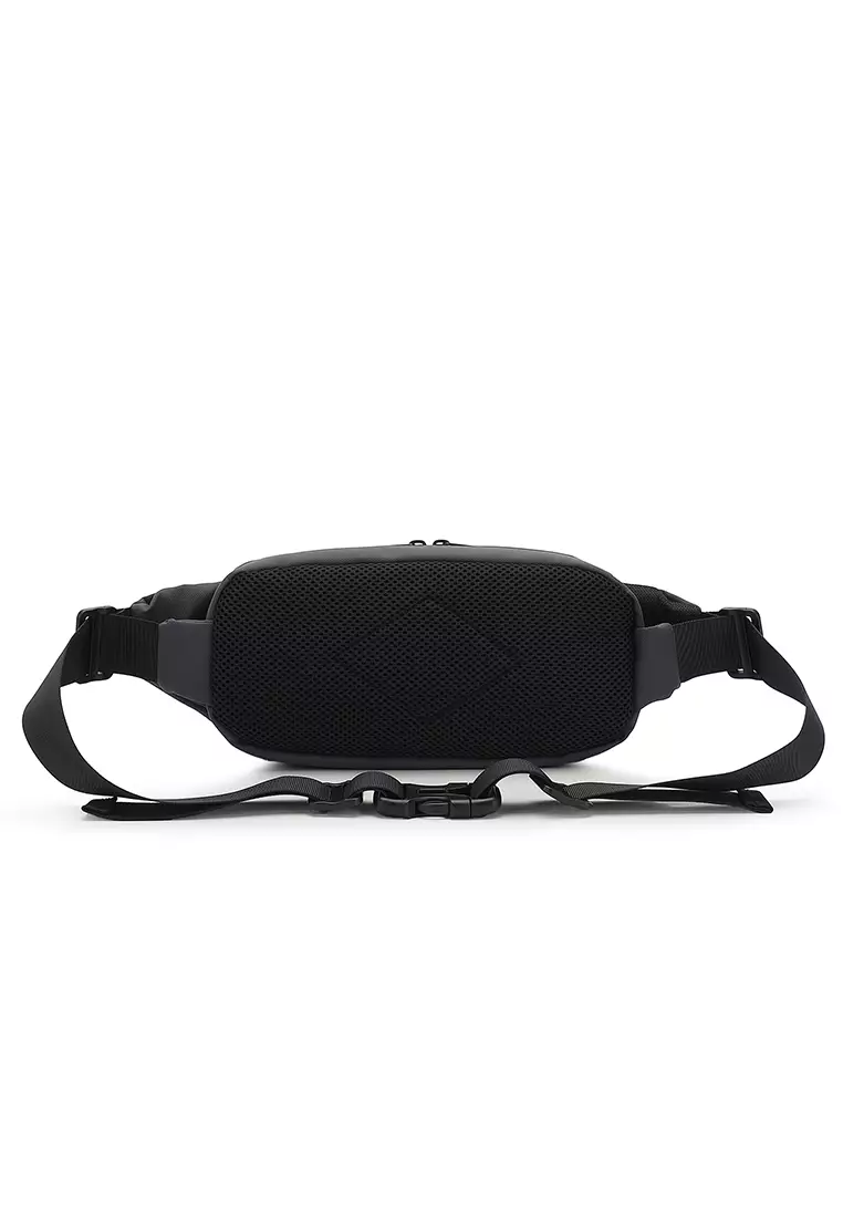 Men's Waist Bag / Belt Bag / Chest Bag (Tas Pinggang / Tas Dada Pria) - Abu-Abu