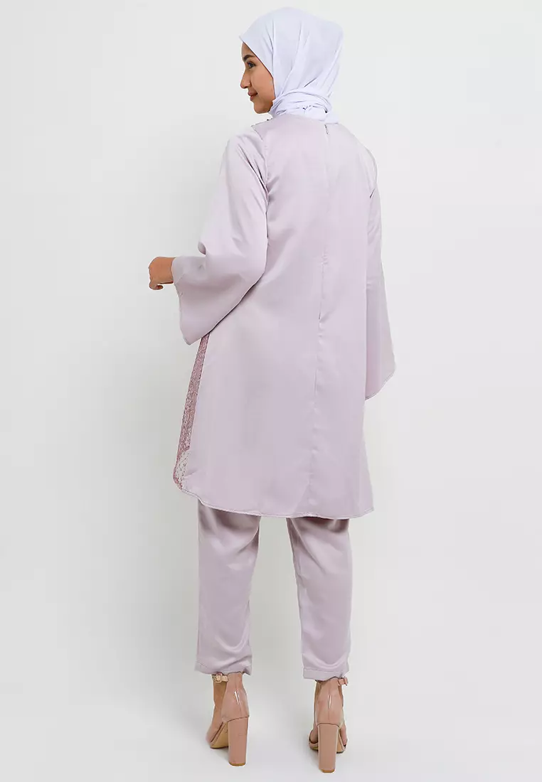 MFMW Zuriah Set Brukat Mauve