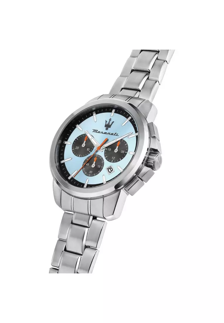 【2年保養】瑪莎拉蒂Successo 42mm 男士石英腕錶 R8873621044 Japan Movement