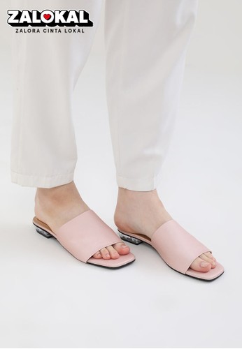 Sofia Ibiza Sandal Wide Strap Pink