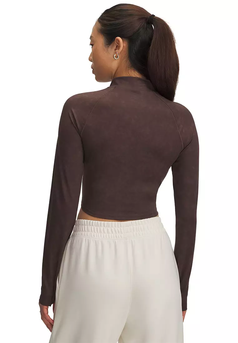 Meridian Suede Effect Long Sleeve Top
