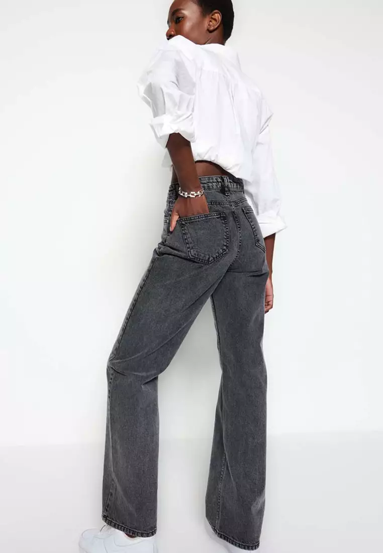 High Waist Wide Leg Jeans