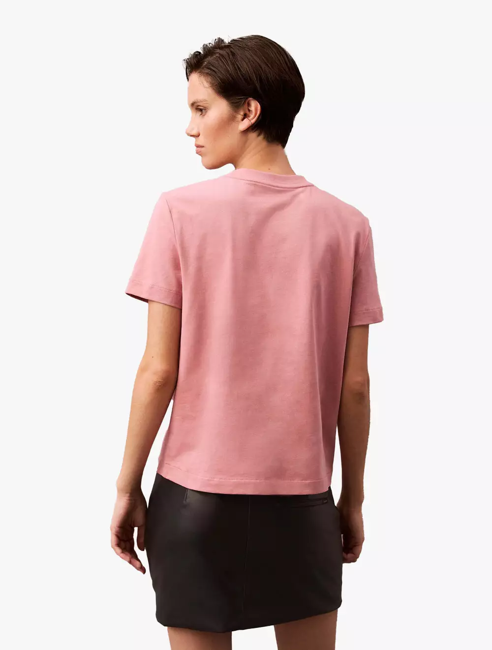 Calvin Klein - Archive Logo Crew Neck Tee - Rose - pink
