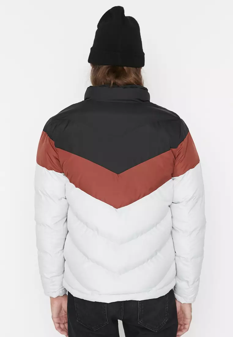 Chevron Puffer Jacket