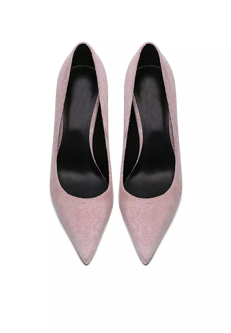 10CM Uniform Pointed High Heel Shoes HZL212