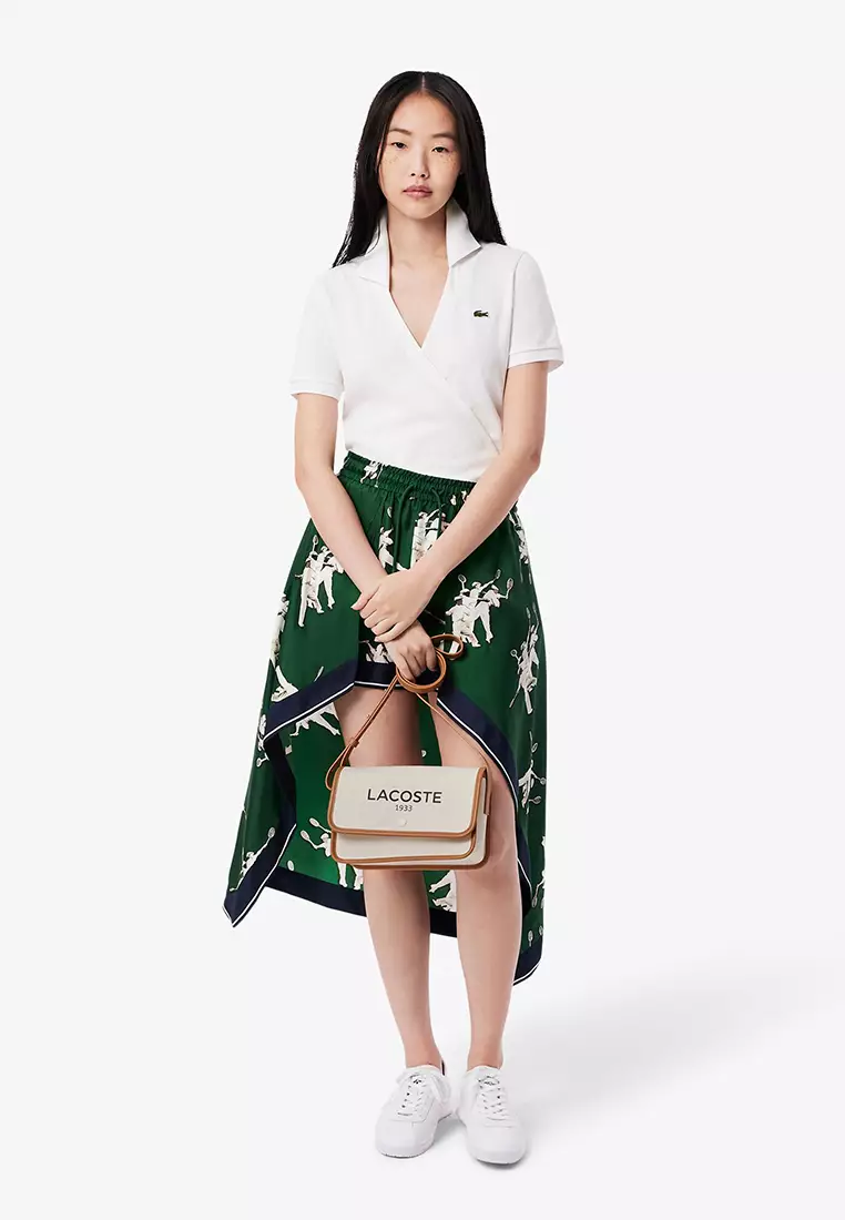 Buy Lacoste Heritage Canvas Flap Close Bag Online ZALORA Malaysia