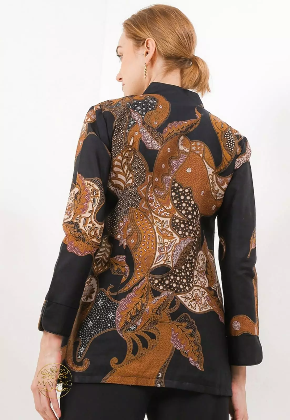 Blouse Batik Laurendra Item Premium Slimfit Elegant