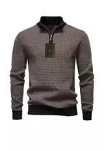 Buy Twenty Eight Shoes Half-zip Jacquard Knit Sweater AX-Y6228