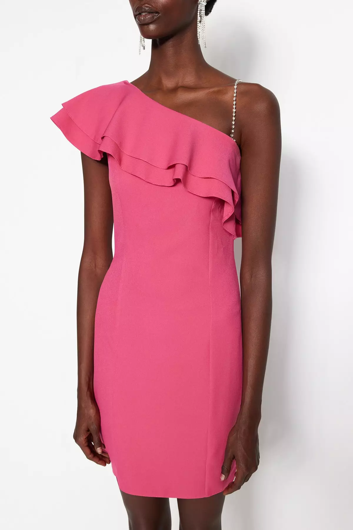 Ruffles Evening Dress