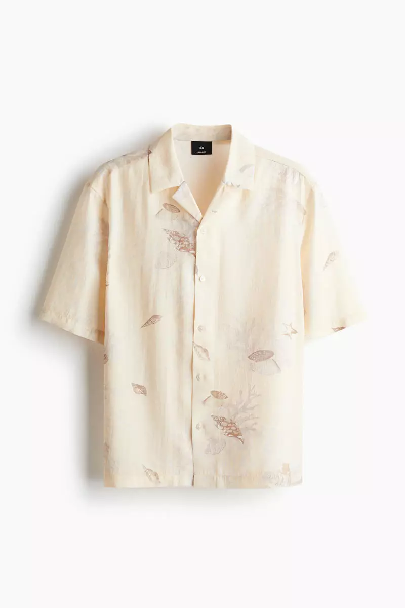 Regular Fit Lyocell-blend resort shirt
