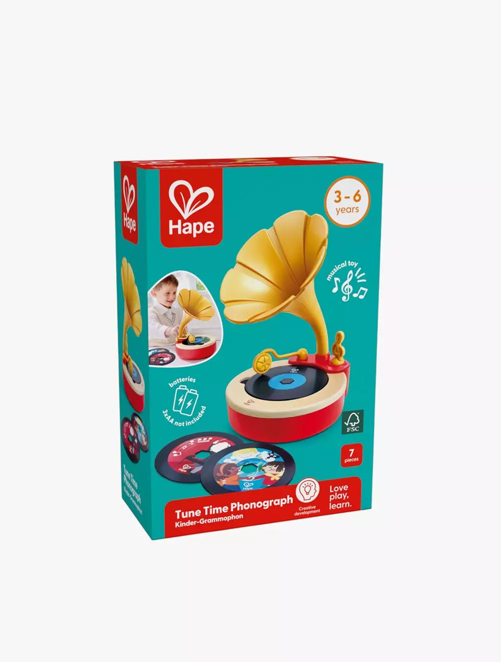 Hape Tune Time Phonograph - HPAE0641