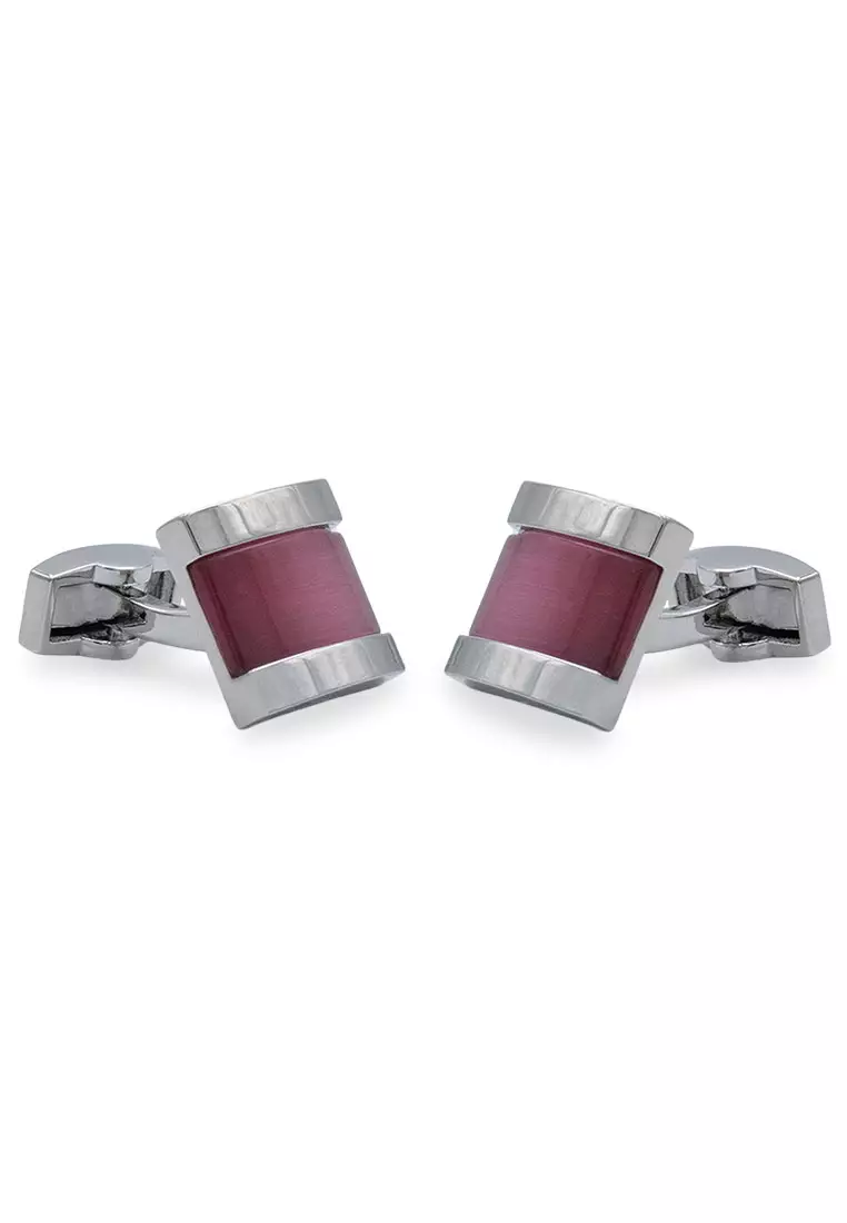 Acarigua Chrome II Pink Cufflink