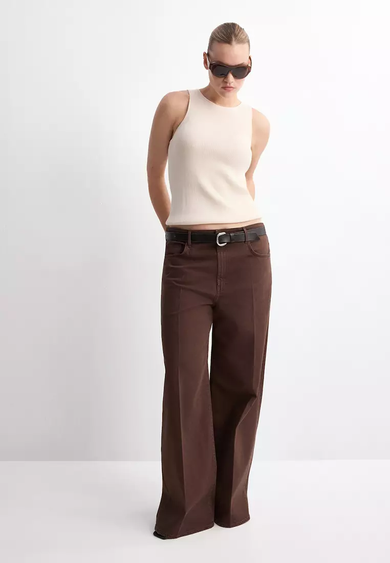 Fitted Fine-Knit Top