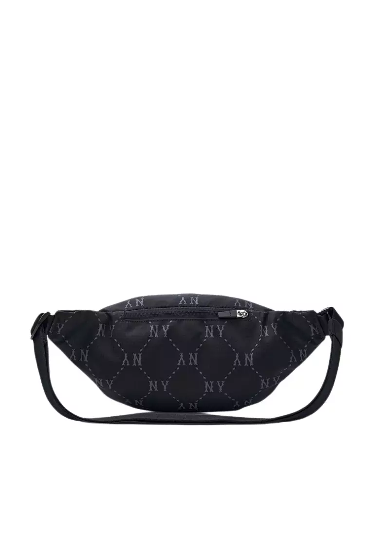 Jual MLB Korea Dia Monogram Sportive Hipsack - NY Black
