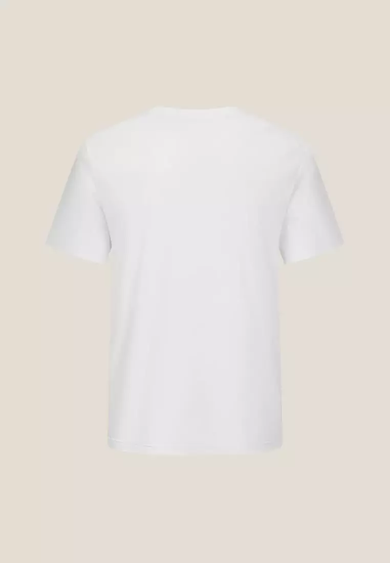 G2000 Mercerized Cotton Jersey High Crew Neck Regular Fit Tee