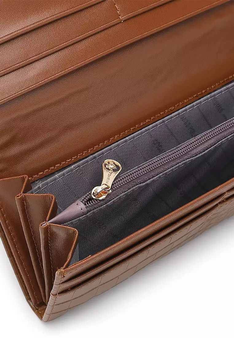 Women's Long Purse / Wallet (長錢包) - 棕色