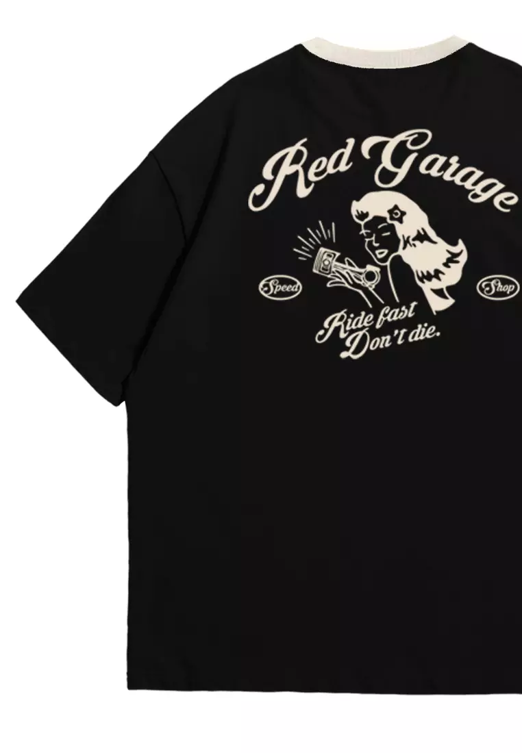 Kaos Ringer Oversize Red Girl 0034