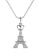 Her Jewellery silver Crown Tower Pendant‏ - Made with Swarovski Crystals E491FACAE6403FGS_1