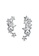 Her Jewellery silver Starry Hook Earrings (White, White Gold) - Made with premium grade crystals from Austria B8BA2AC85AD0A8GS_2