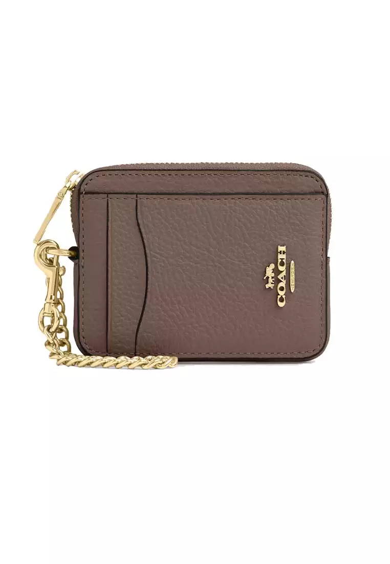 Coach Coach Zip Card Case Black 6303 2024 Buy Coach Online ZALORA