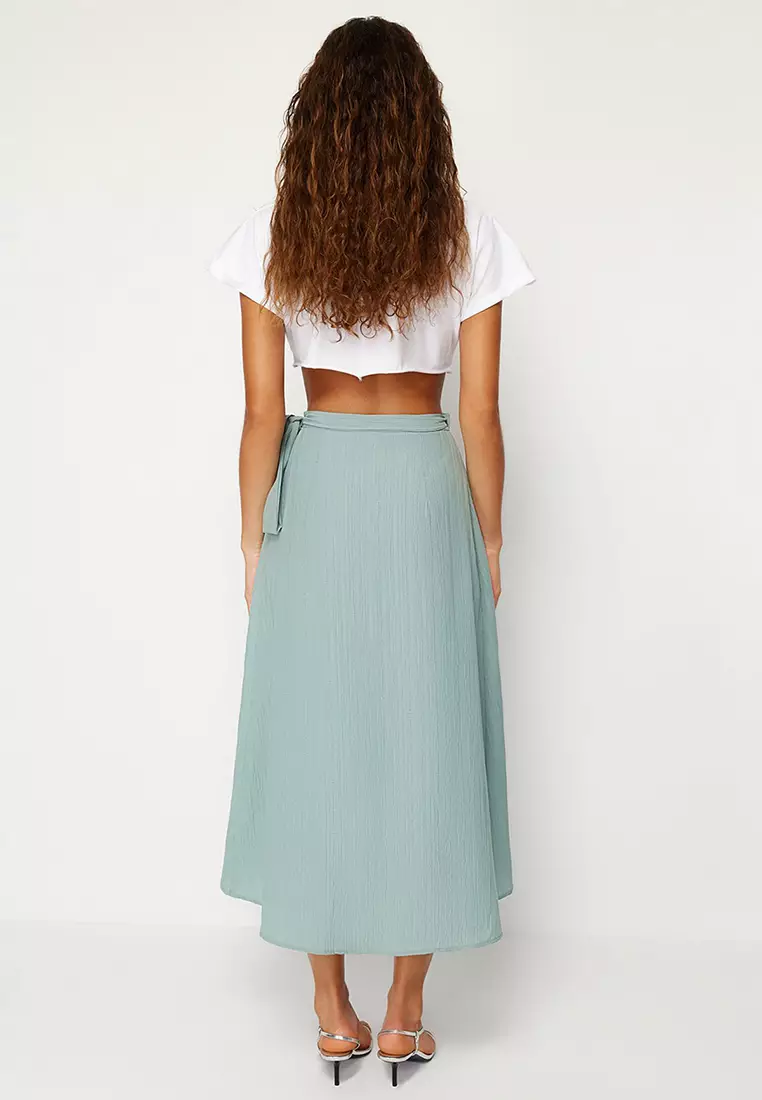 Buy Trendyol Midi Wrap Skirt 2025 Online ZALORA Philippines
