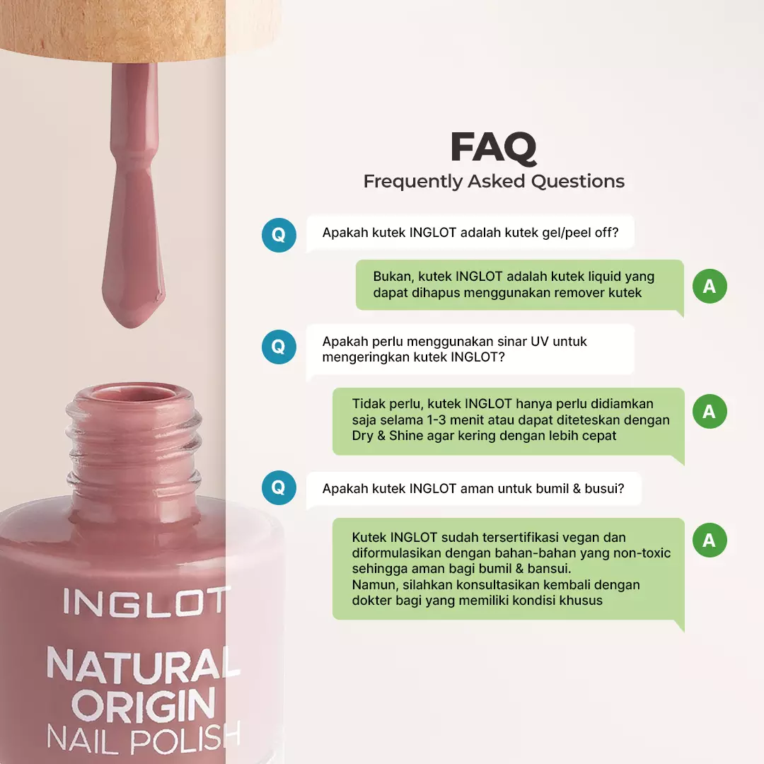 INGLOT NATURAL ORIGIN TOP COAT