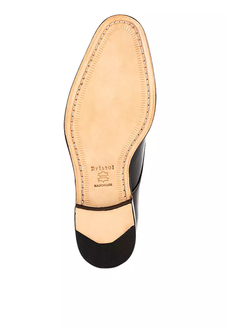 MacGee Black Double Monk Strap Shoes