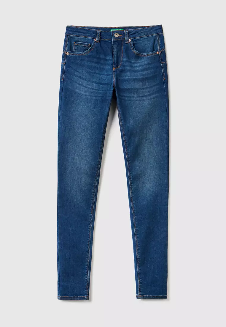 Buy United Colors of Benetton Skinny fit push up jeans Online