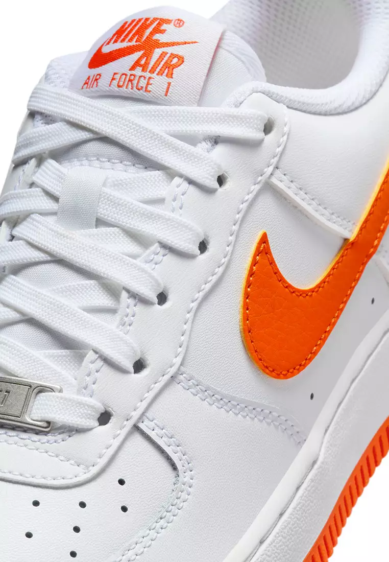 Nike air force 1 white/total orange/platinum tint cheap
