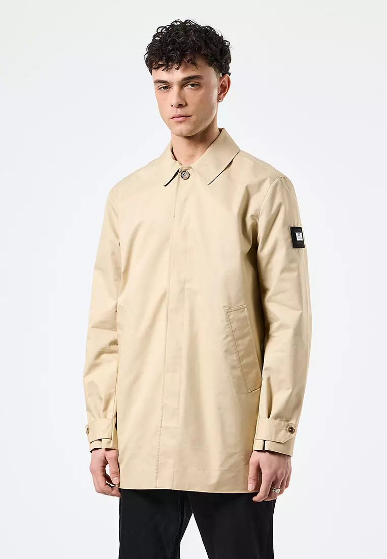 MENS STONE WHITEHOUSE MAC WITH CHECK DETAILS