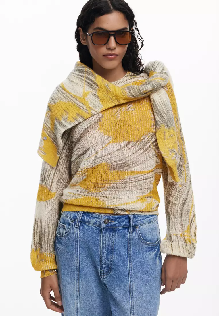 Arty texture sweater